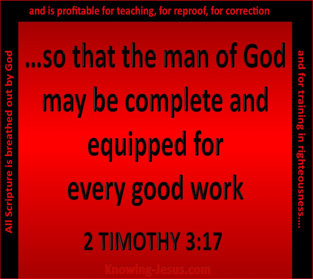 2 Timothy 3:17 That The Man Of God May Be Fully Equipped (red)